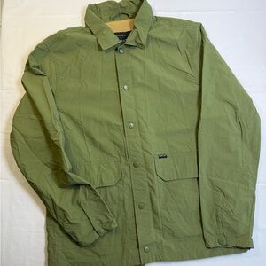 Matix Army Green Nylon Windbreaker Jacket-Men's Large